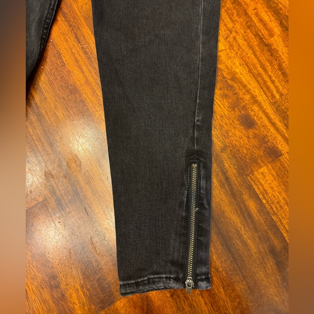 Ralph Lauren black jeans 10P petite average skinny jeans zipper - Picture 2 of 11